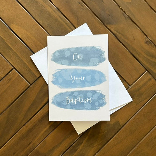 On Your Baptism card