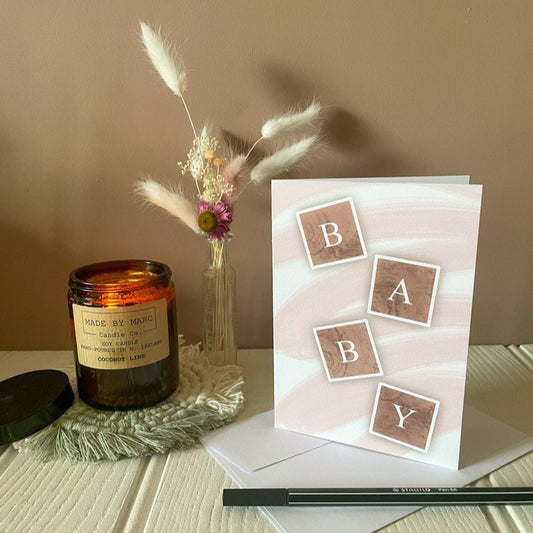DISCONTINUED - Baby Blocks card