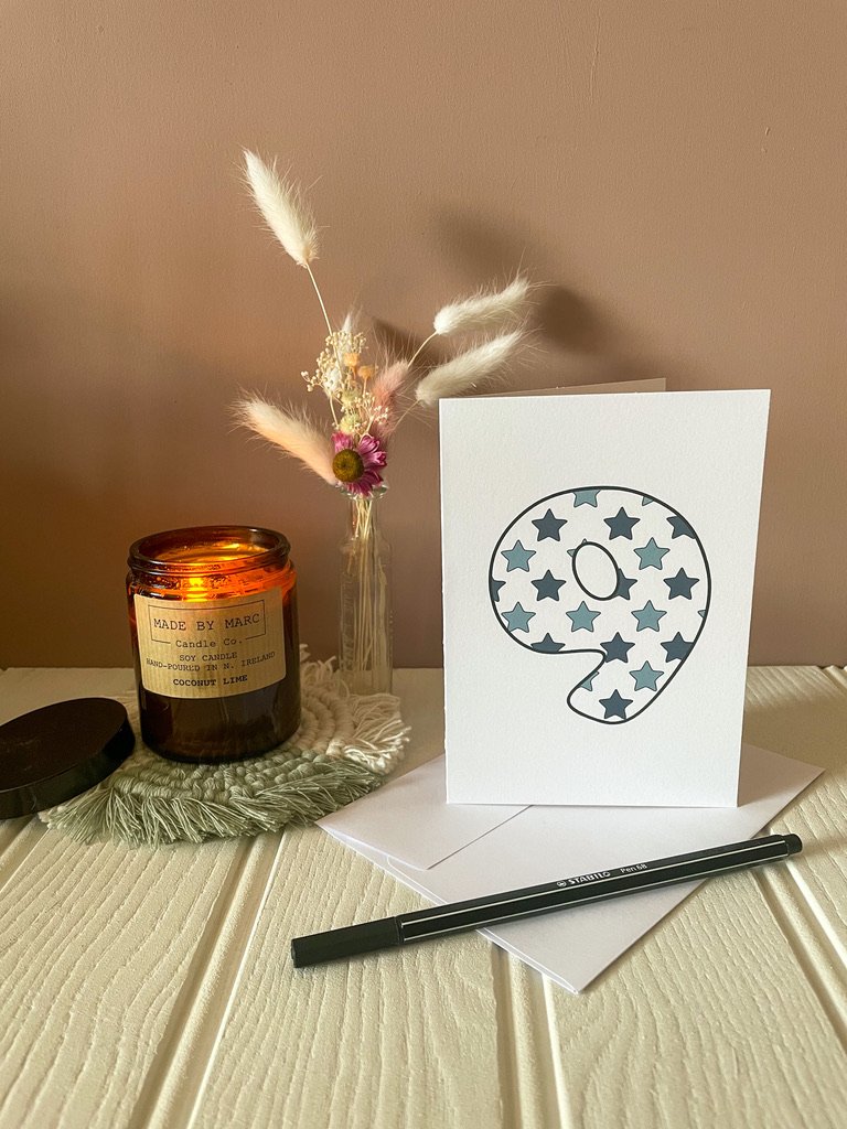 DISCONTINUED - Blue Star Age Specific Birthday card