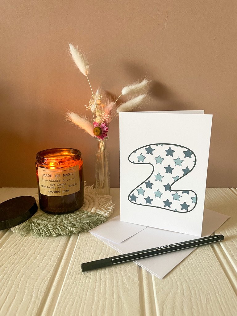 DISCONTINUED - Blue Star Age Specific Birthday card