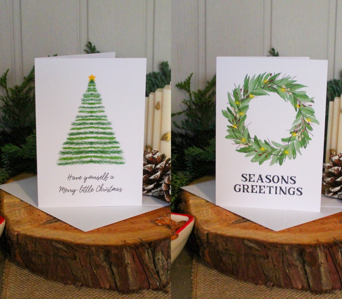 Christmas Cards - Pack of 6 (Duo designs)