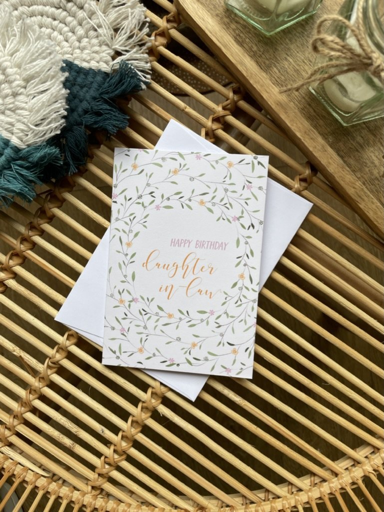 daughter in law birthday card