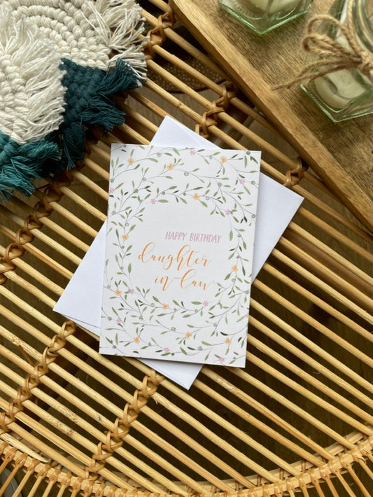 daughter in law birthday card