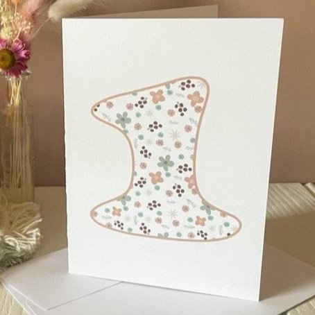 Age 1 birthday card anniversary card. First 1st birthday