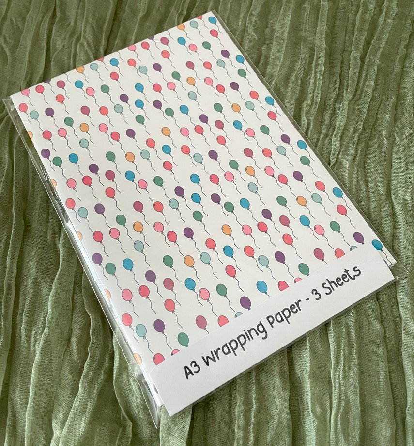 Balloons Wrapping Paper