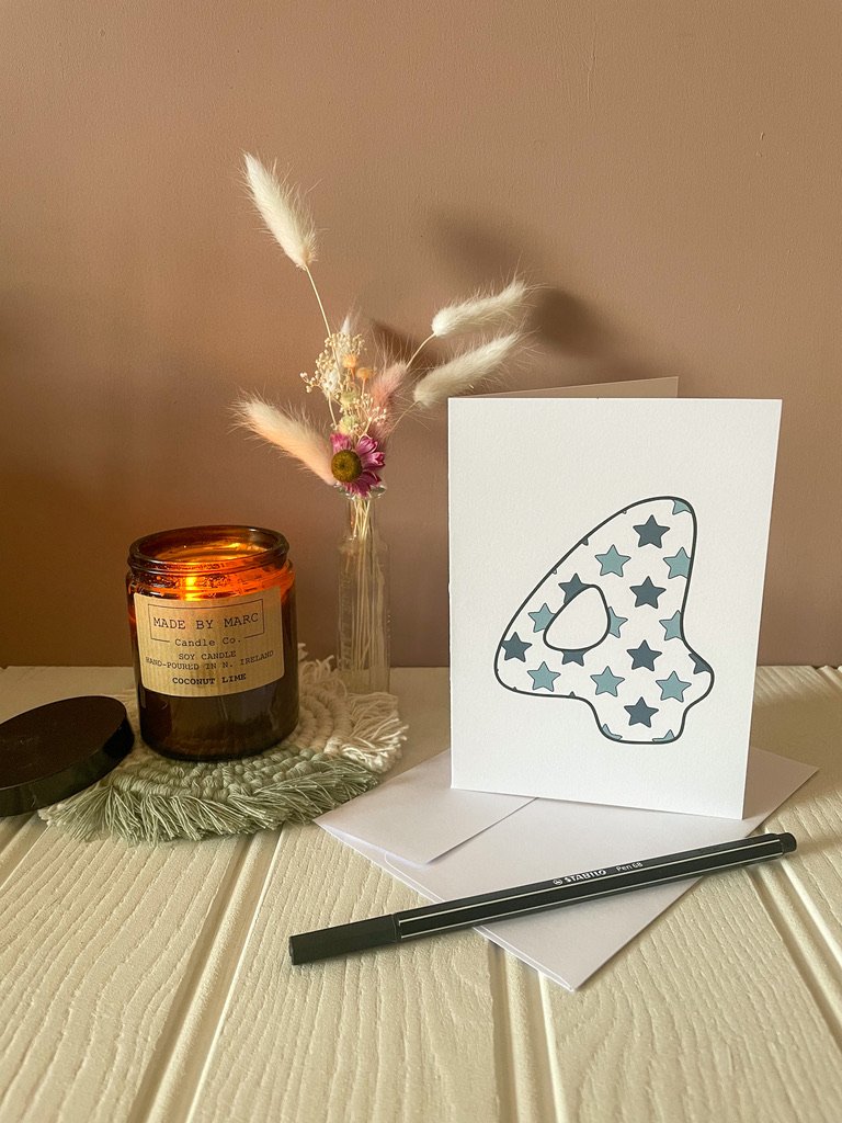 DISCONTINUED - Blue Star Age Specific Birthday card