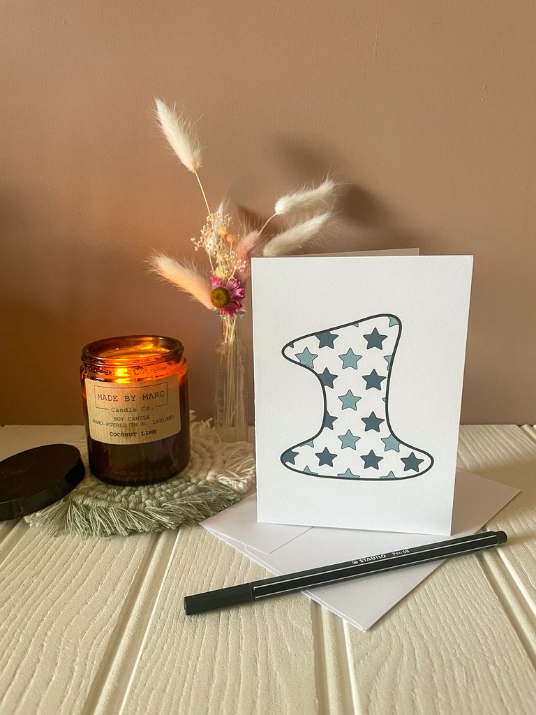 DISCONTINUED - Blue Star Age Specific Birthday card