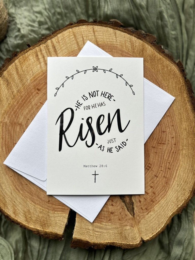 Bible verse card / Easter card - Matthew 26v6