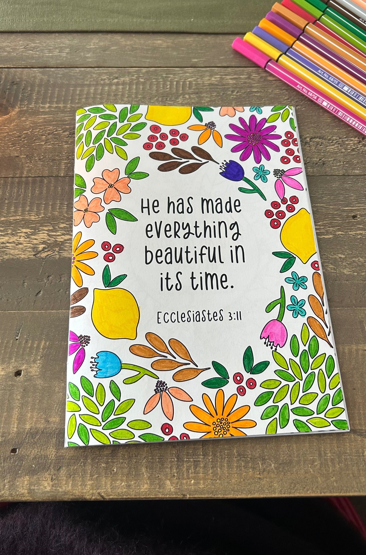 The Little Fruits and Florals Colouring Book by Daisy & Joy