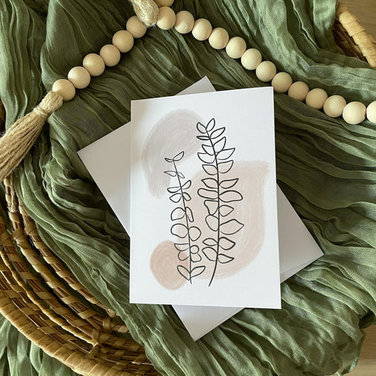 blank everyday occasion greetings card