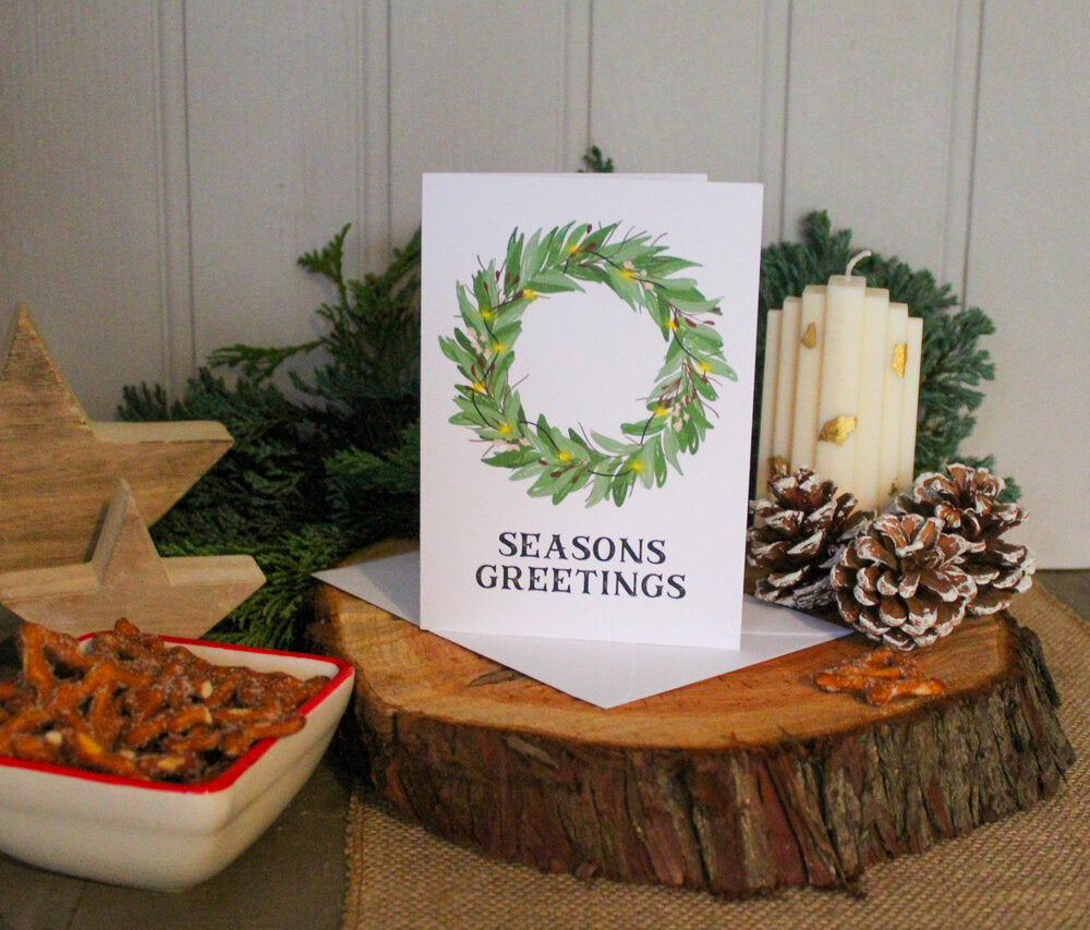 SEASONS GREETINGS HAVE A MERRY LITTLE CHRISTMAS CHRISTMAS CARD GREETING CARD