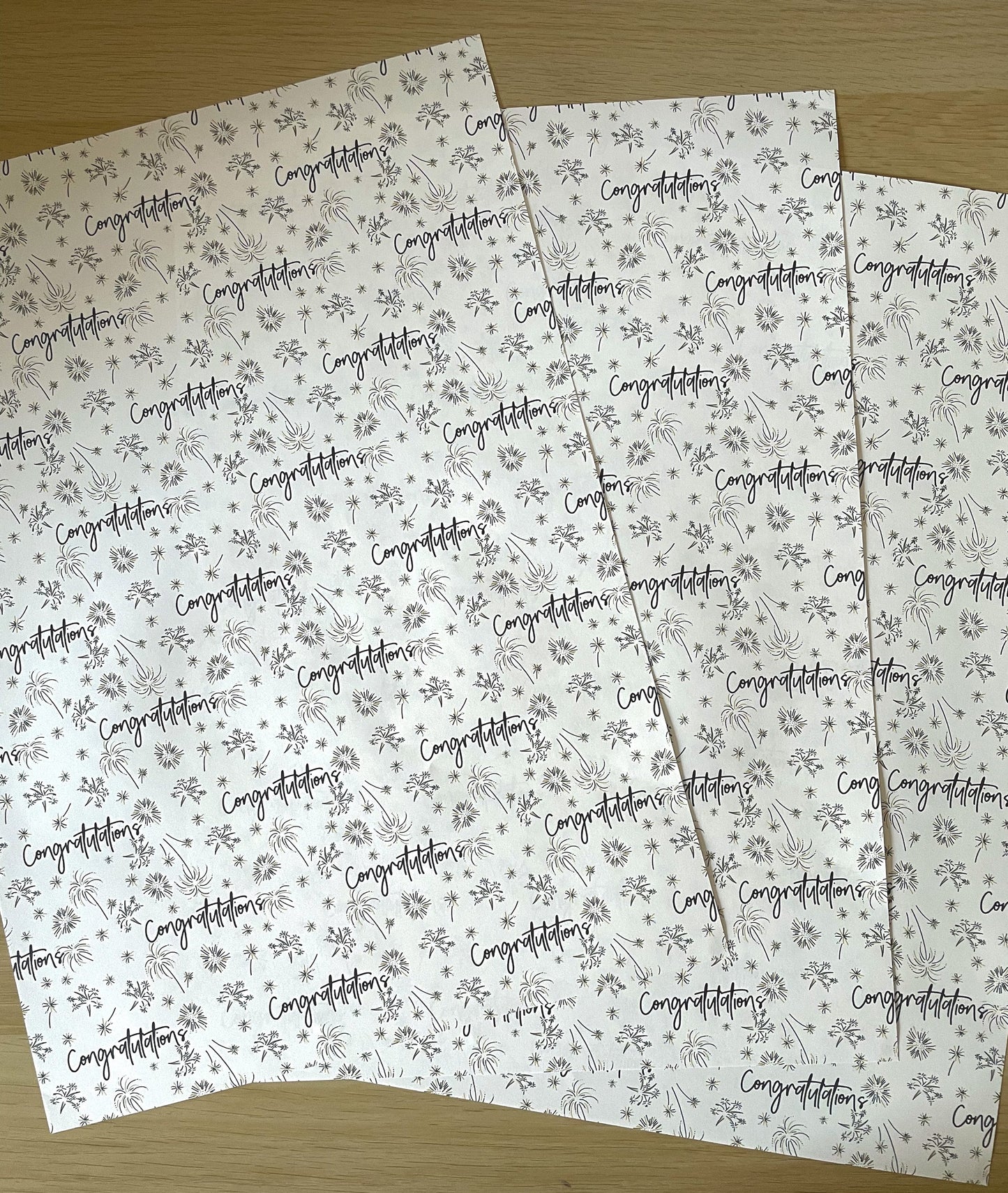 Congratulations Wrapping Paper