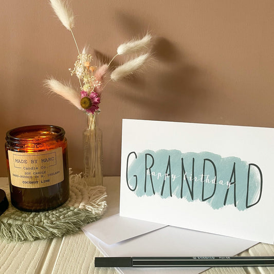 Happy birthday grandad birthday card