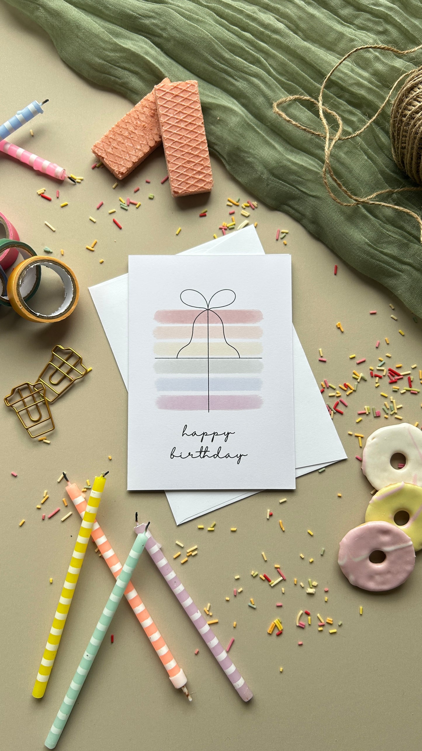 Birthday present card