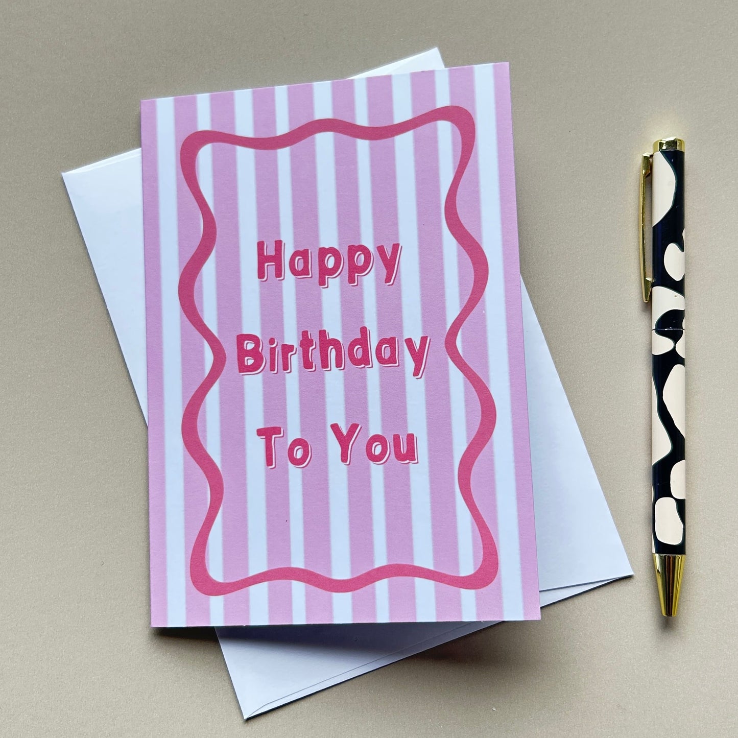 Happy Birthday to you card