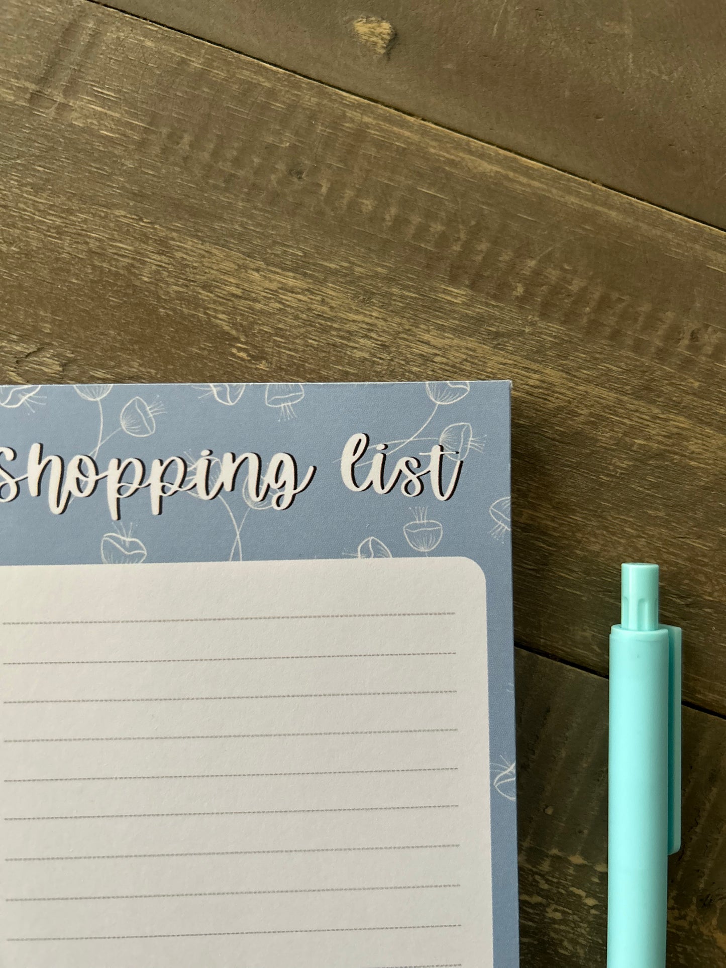 Shopping List Notepad