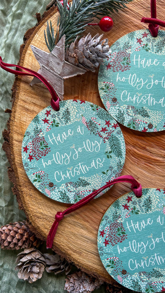 Have a Holly Jolly Christmas Decorations Set