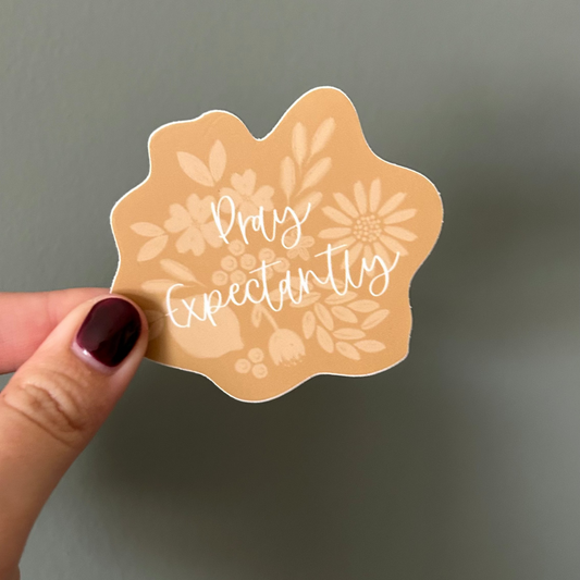 Pray Expectantly - Sticker