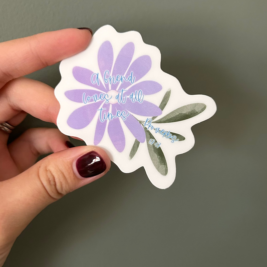 A friend loves at all times - Sticker