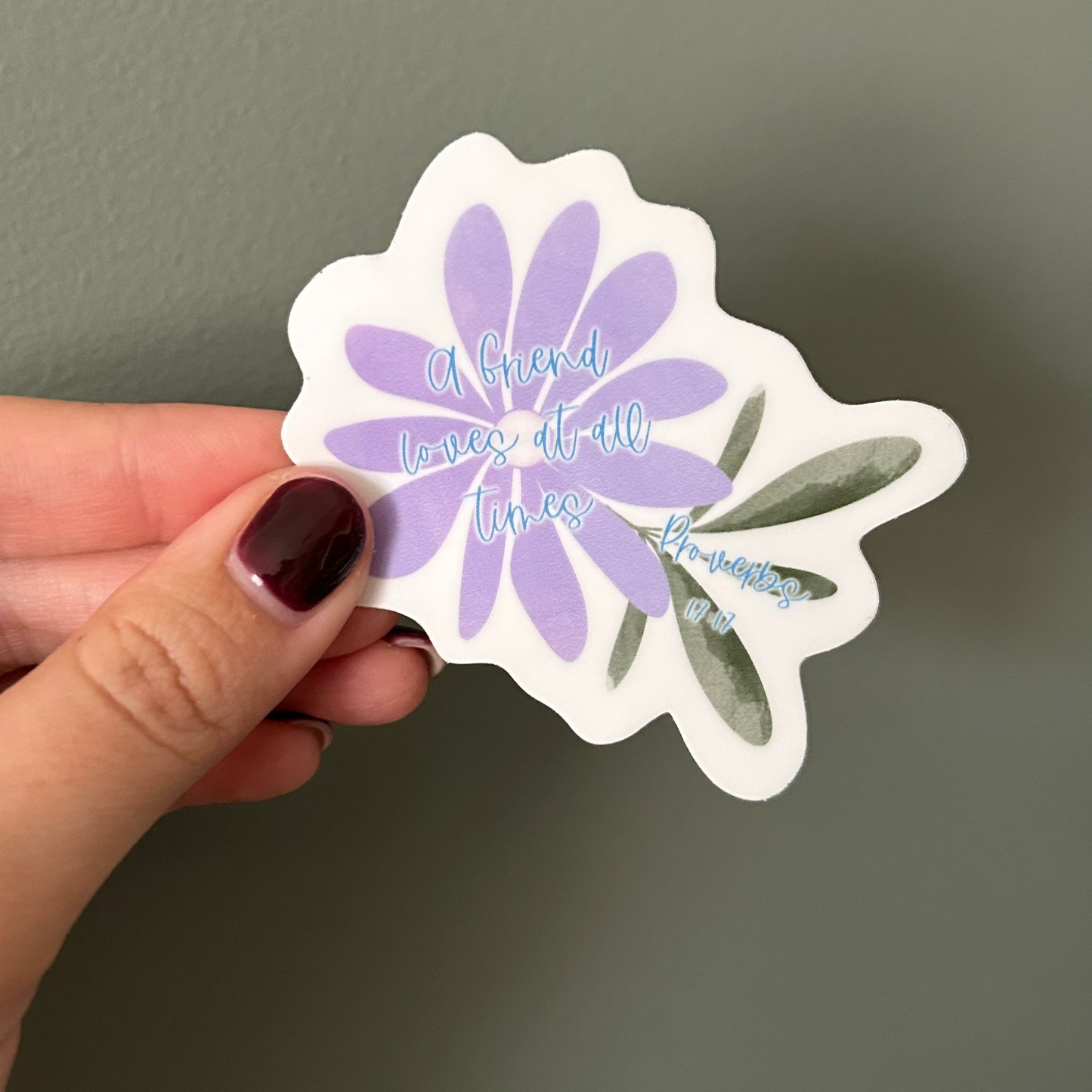 A friend loves at all times - Sticker