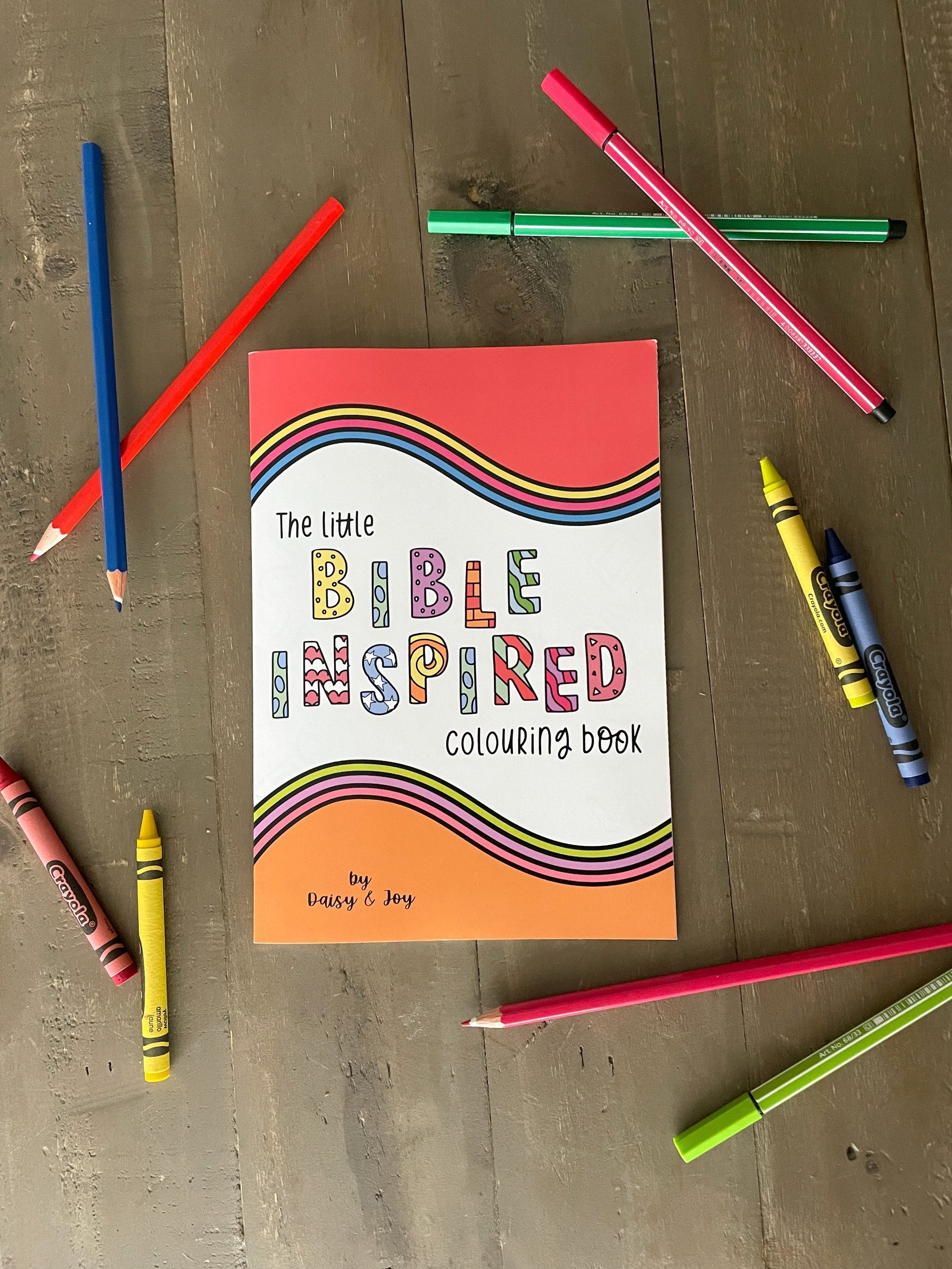 bible inspired colouring book