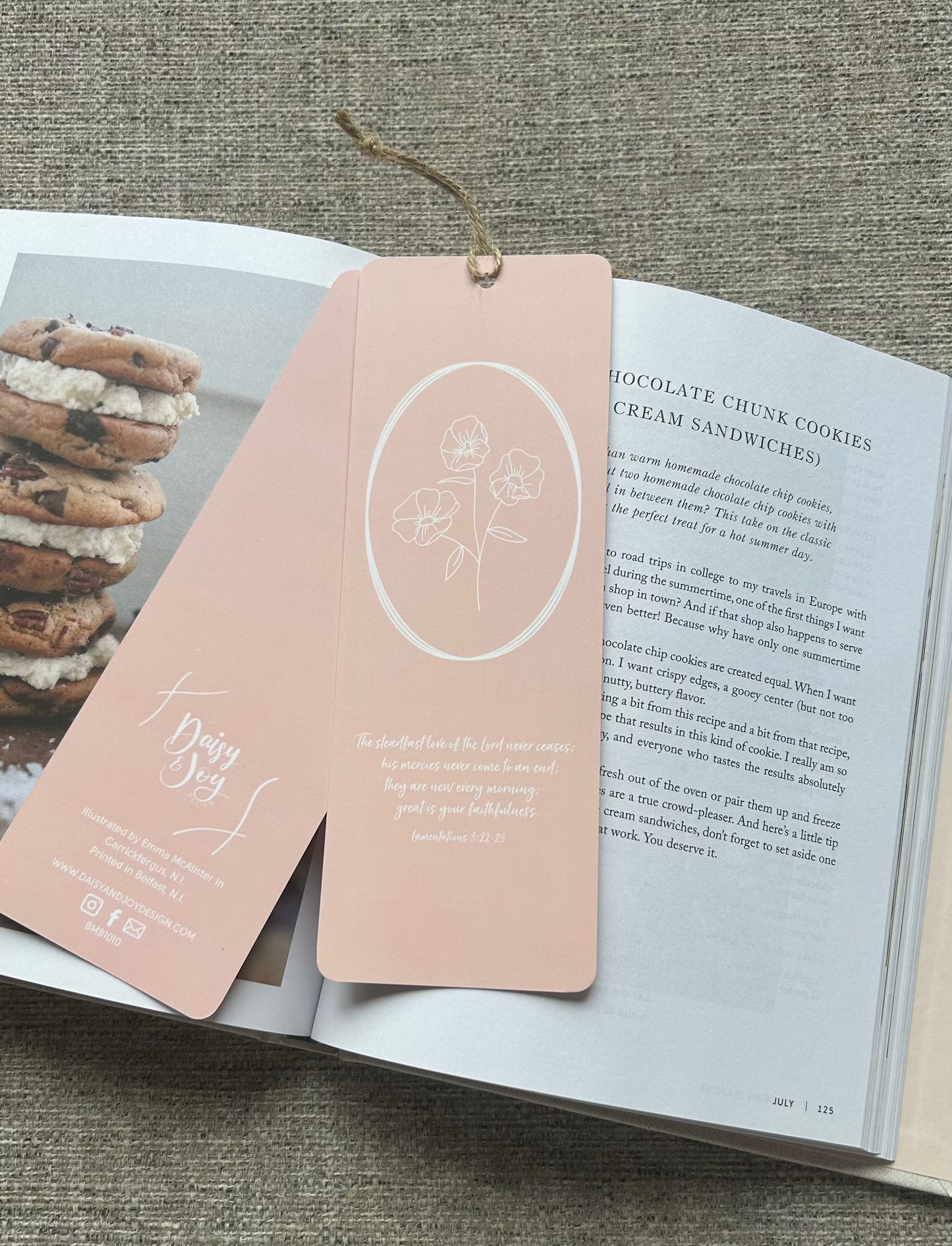 Lamentations 3:22-23 (The steadfast love of the Lord...) Bookmark
