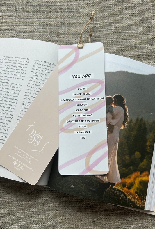 You are... Pink Bookmark