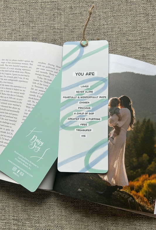 You are... Blue Bookmark