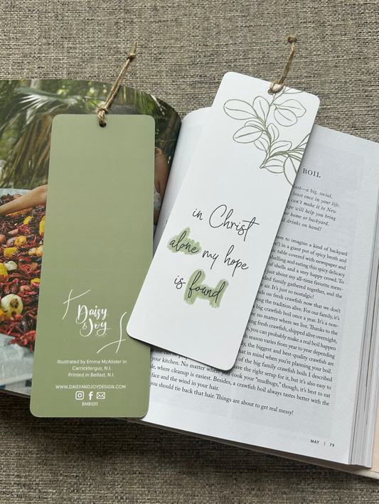 In Christ alone my hope is found Bookmark