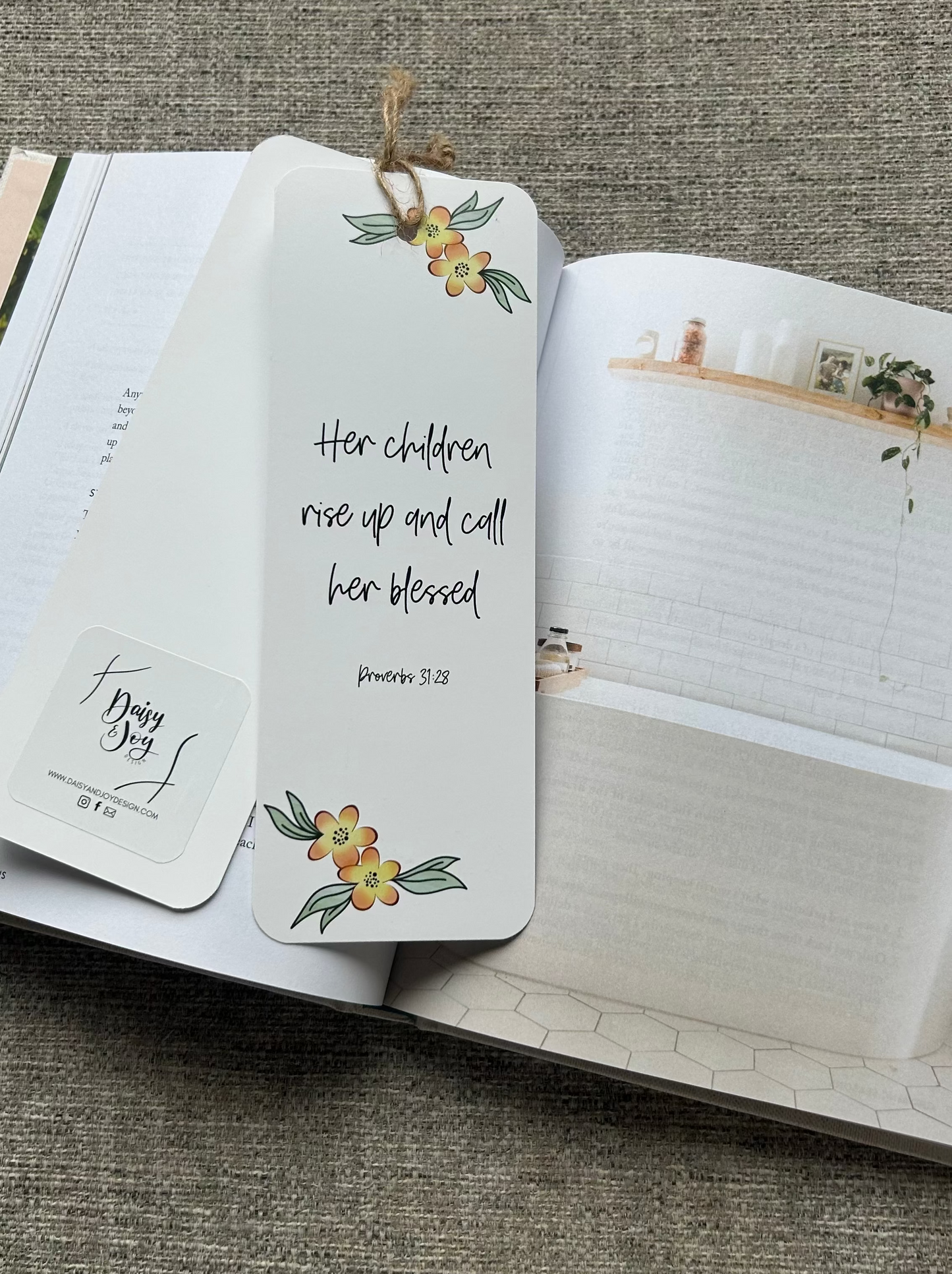 Proverbs 31:28 (Her children rise up...) Bookmark