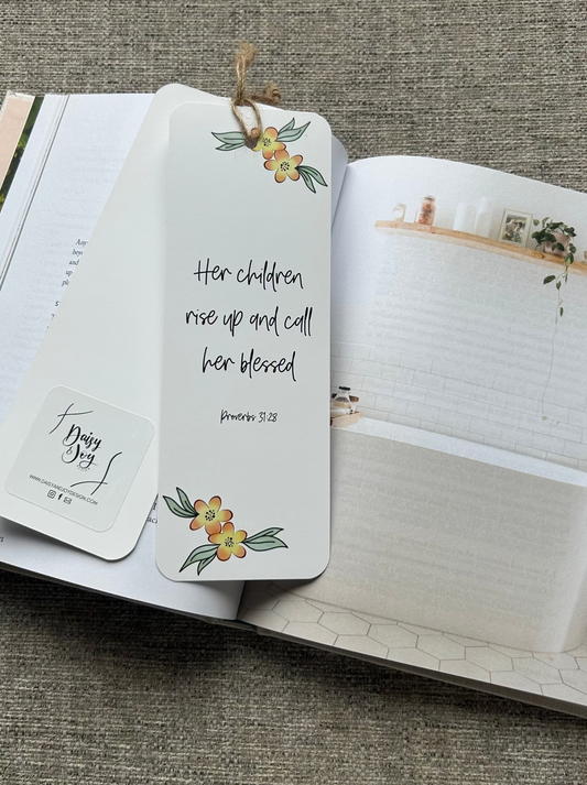 Proverbs 31:28 (Her children rise up...) Bookmark