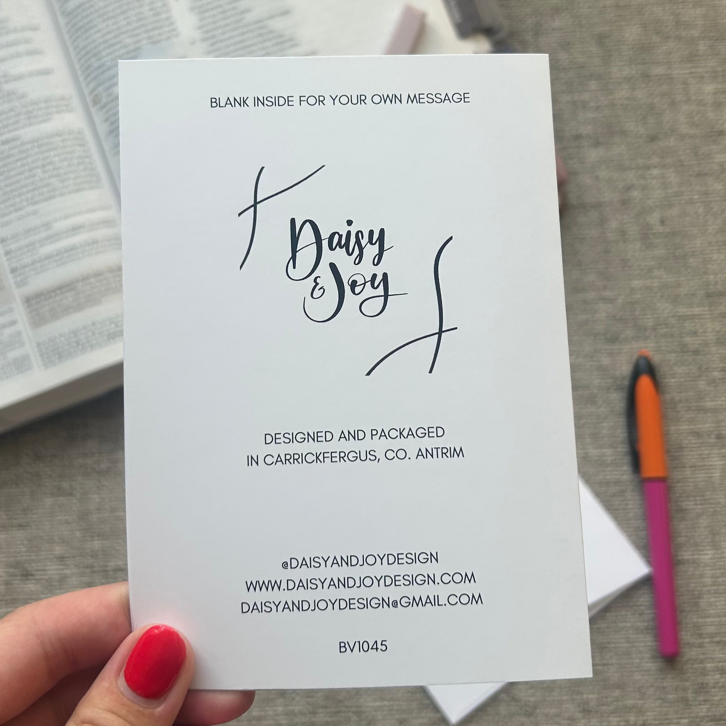Promises of God Christian Card | You are Loved, Chosen, A child of God... Card | Bible Verse Card for Her/Him | Christian Friendship Gift