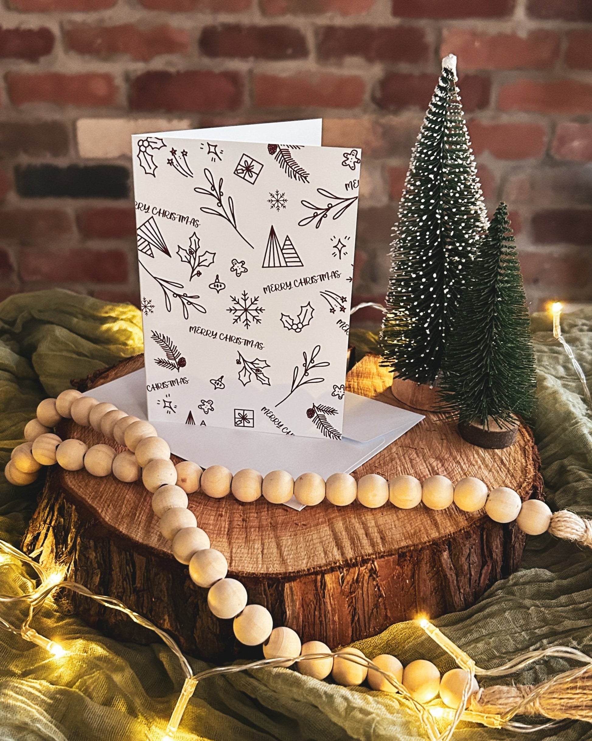 MERRY CHRISTMAS CARD GREETING CARD