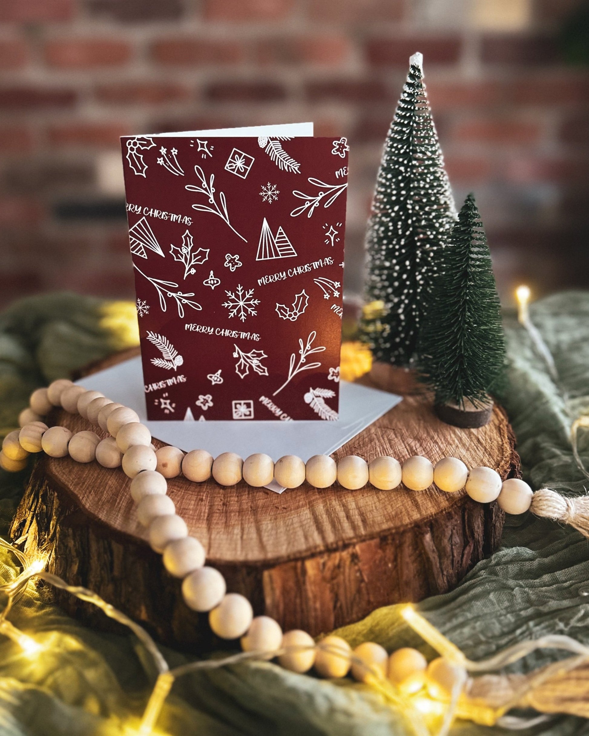 MERRY CHRISTMAS CARD GREETING CARD