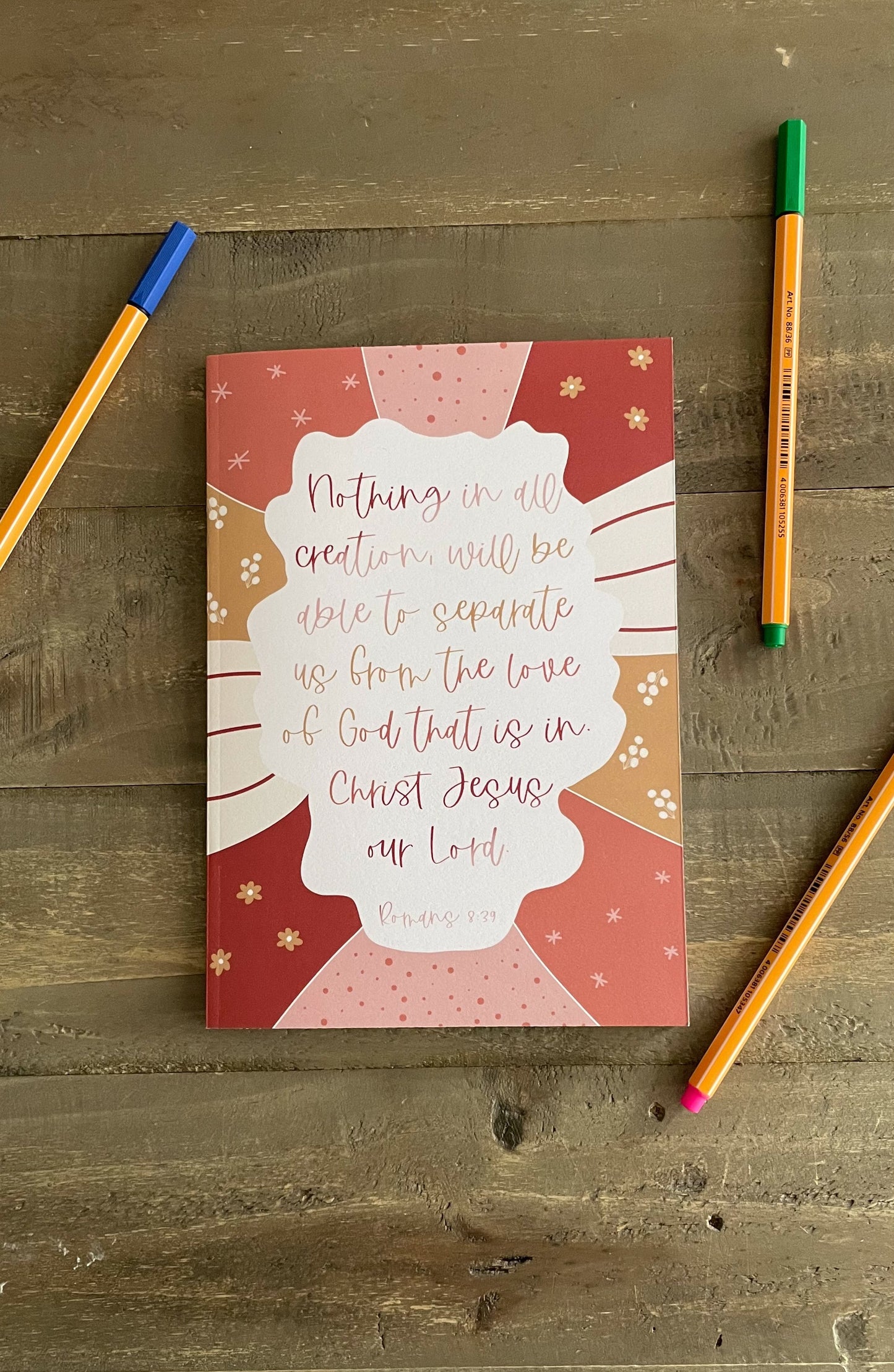 Romans 8 v 39 A5 Notebook