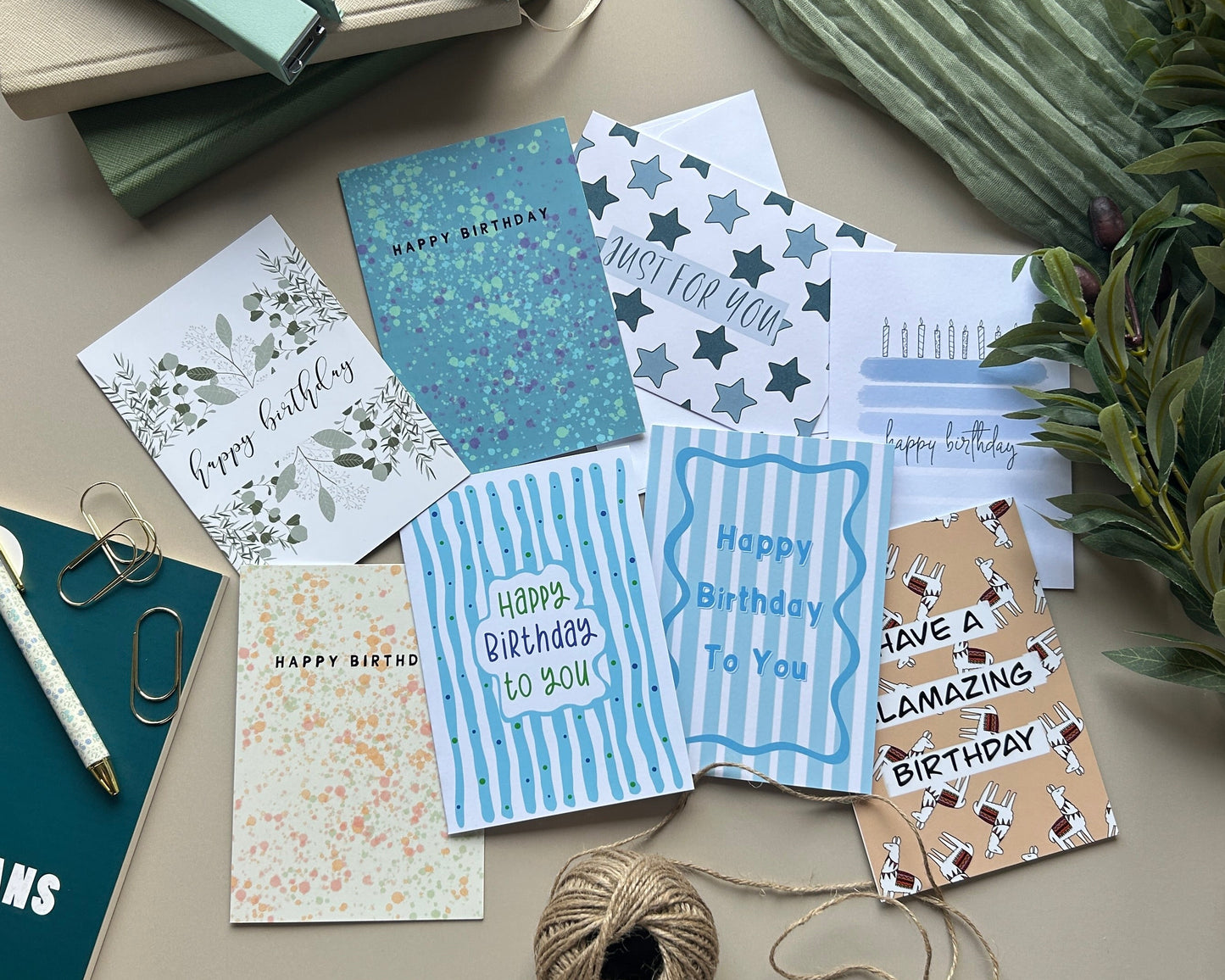 Blue Star Just For You card