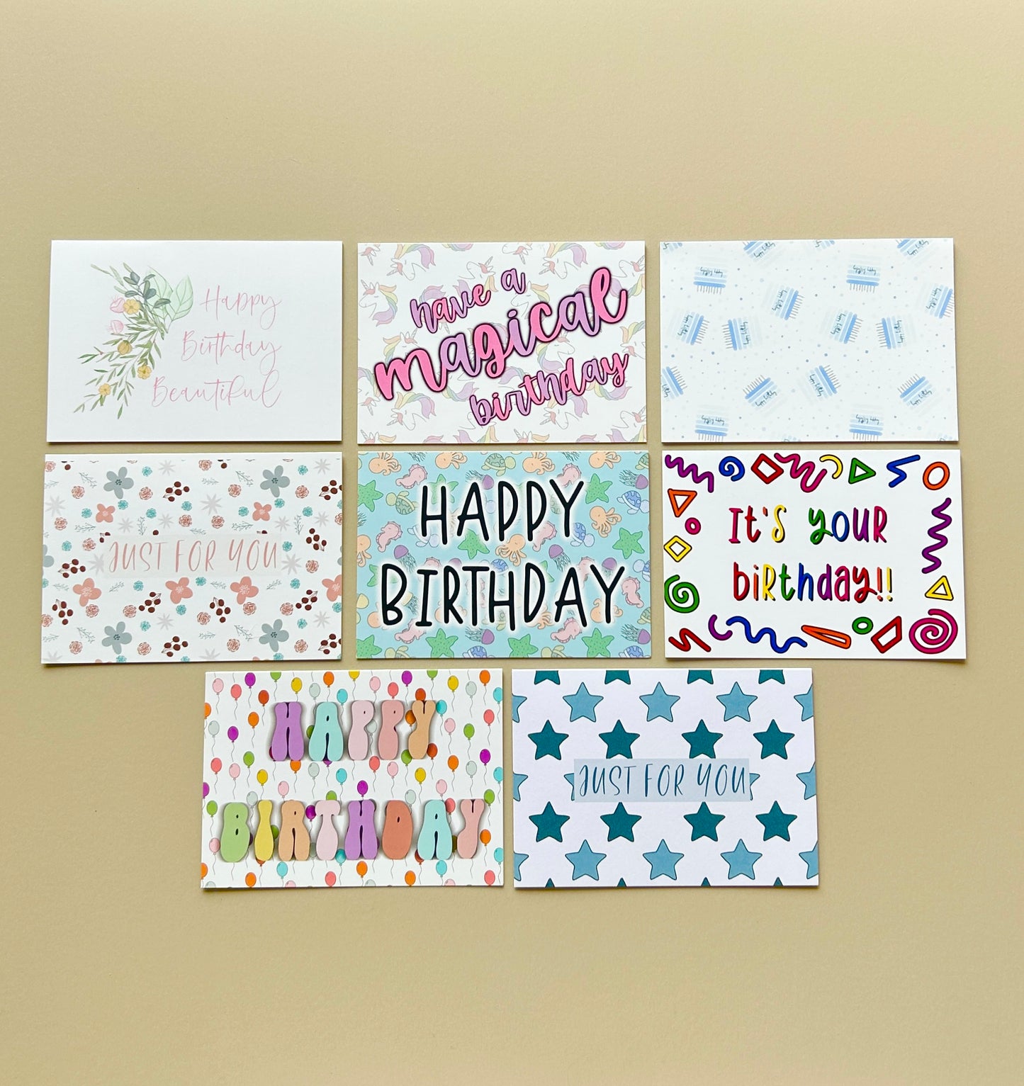 Blue Star Just For You card