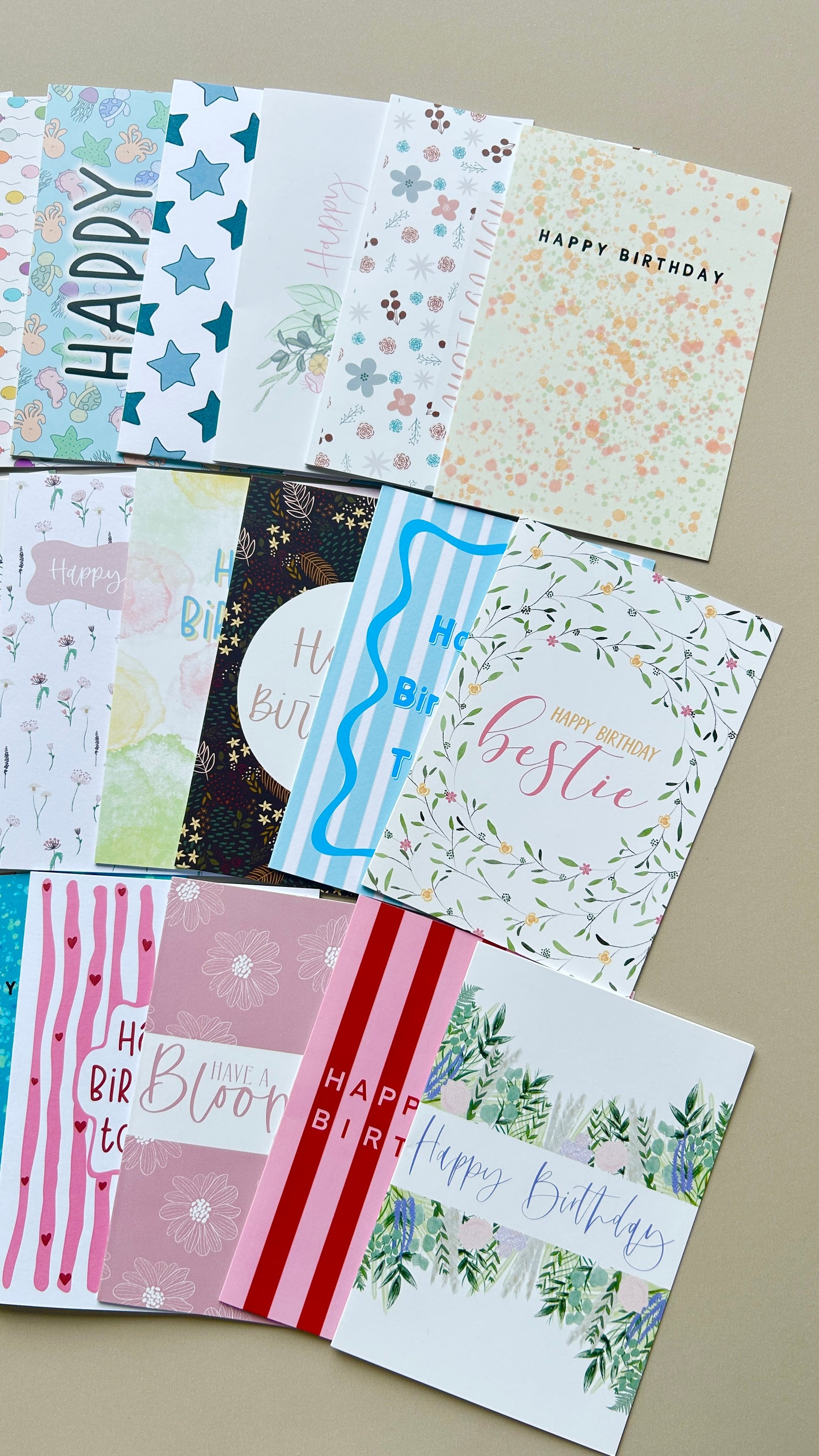 Liberty Inspired Floral Just For You card