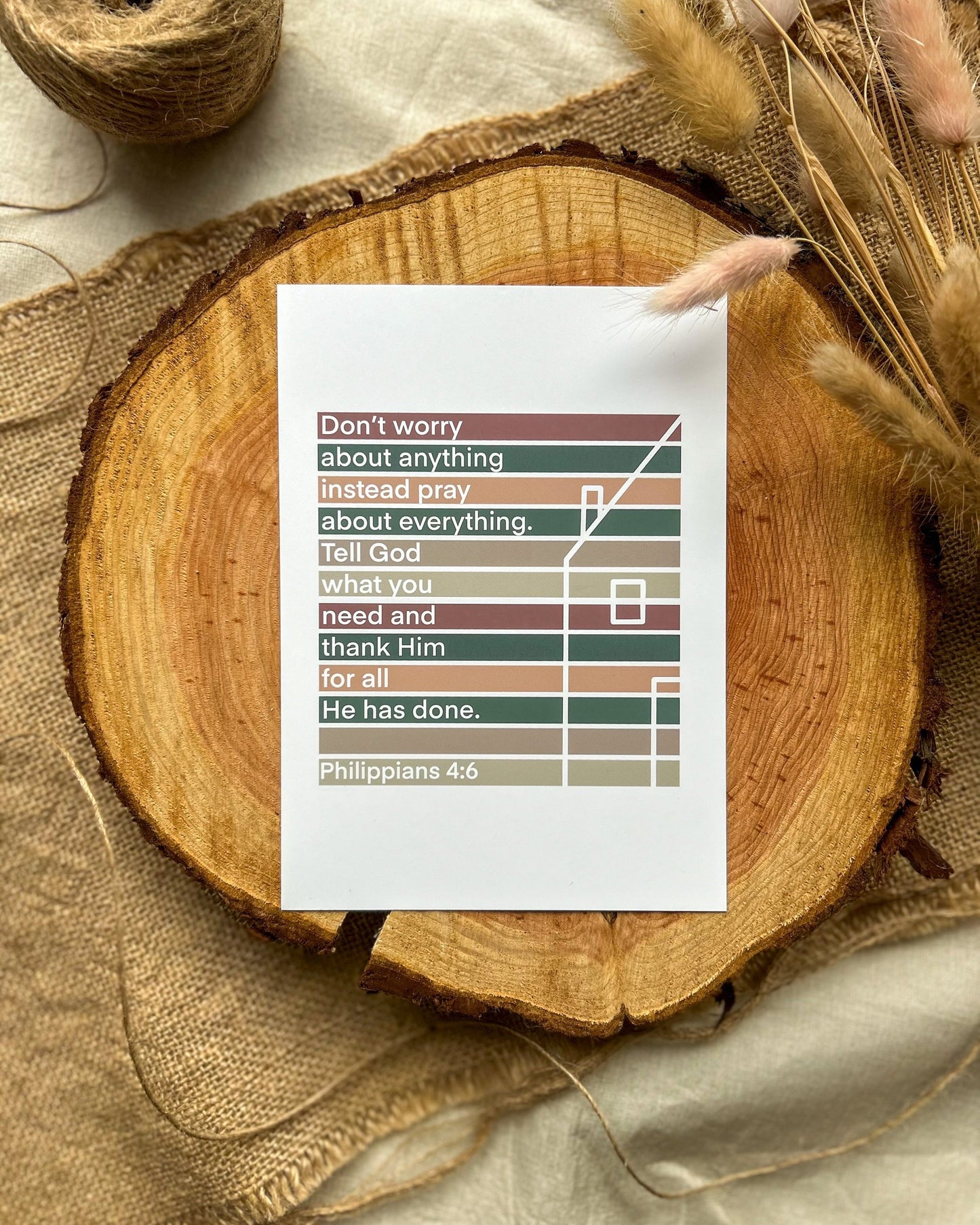 Philippians 4v6 Do not worry about anything instead pray about everything. Tell God what you need and thank Him for all He has done.