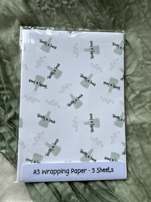Thanks a bunch Wrapping Paper