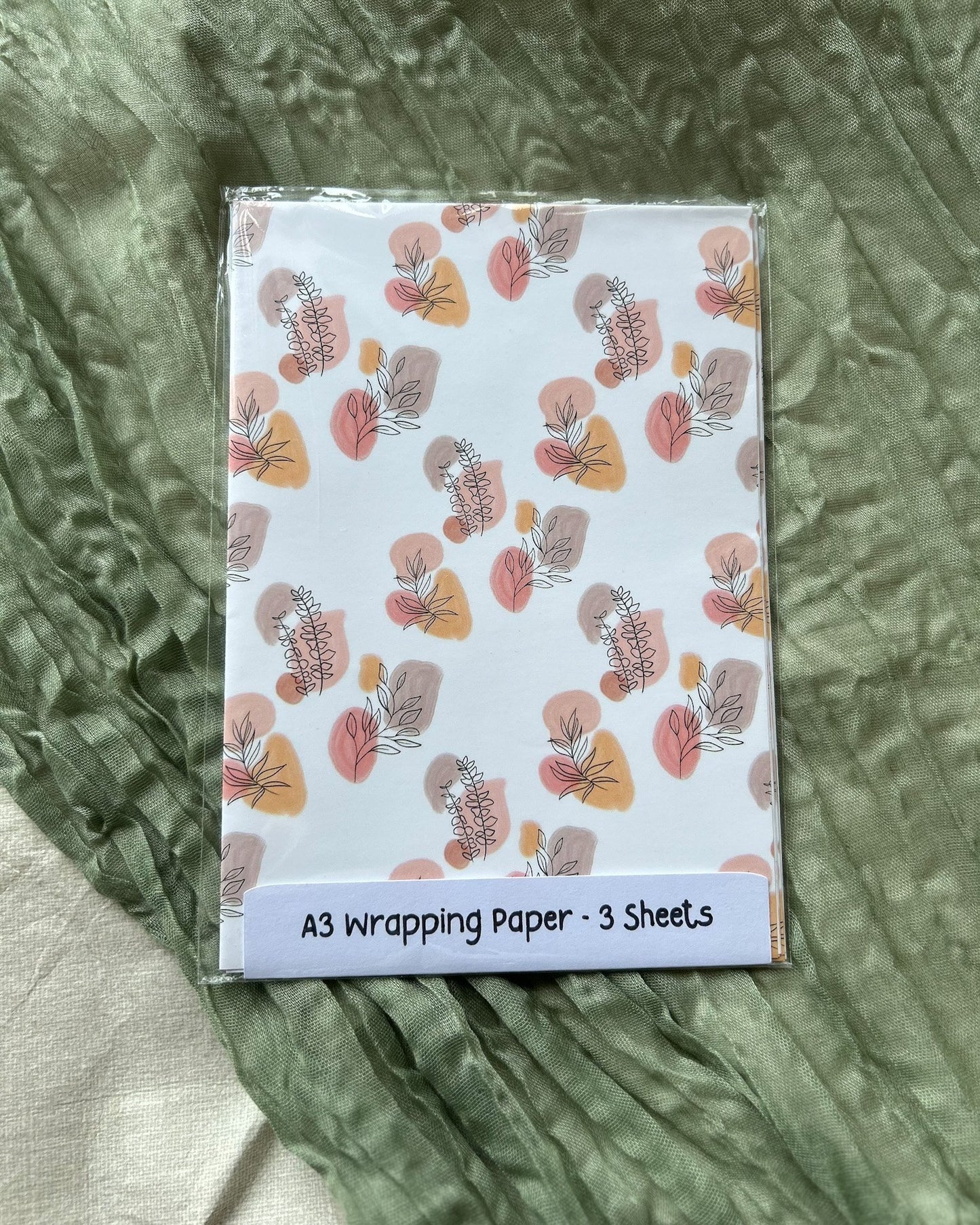 Abstract Foliage Wrapping Paper
