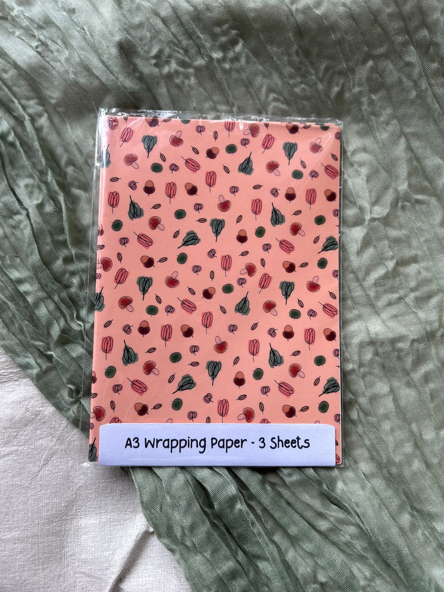 Autumnal Sketches Wrapping Paper