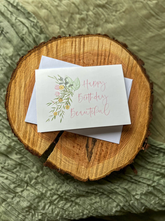 Happy Birthday Beautiful card