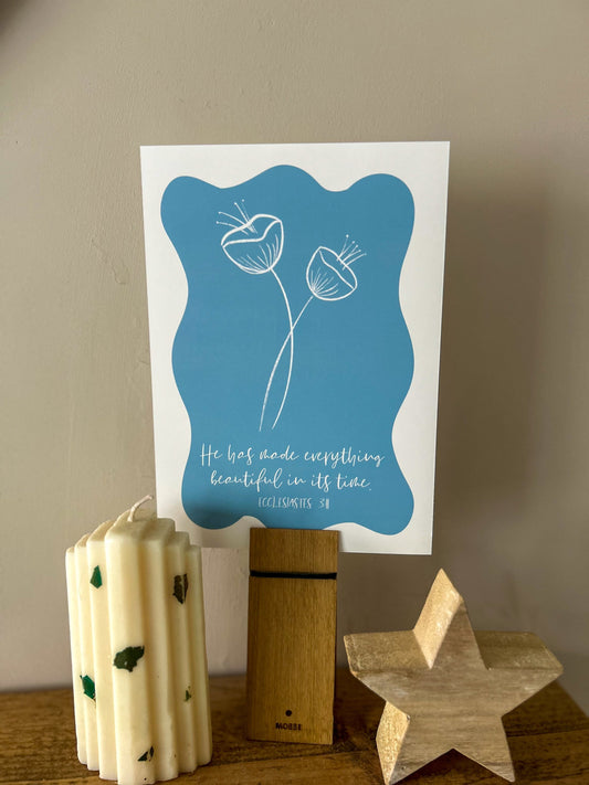 Ecclesiastes 3:11 - Bible verse print