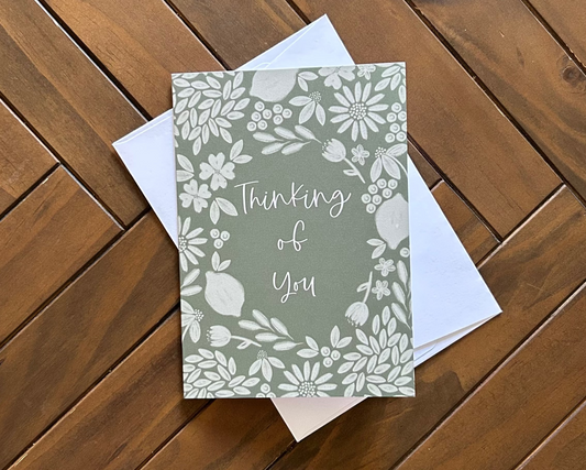 Thinking of you card