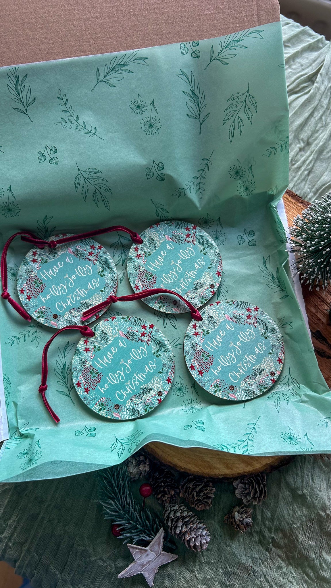 Have a Holly Jolly Christmas Decorations Set