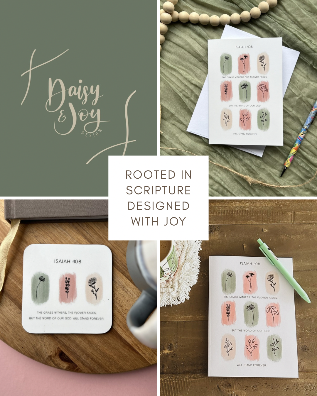 Isaiah 40:8 Christian Bookmark | The Word of God Endures | Bible Study Gift