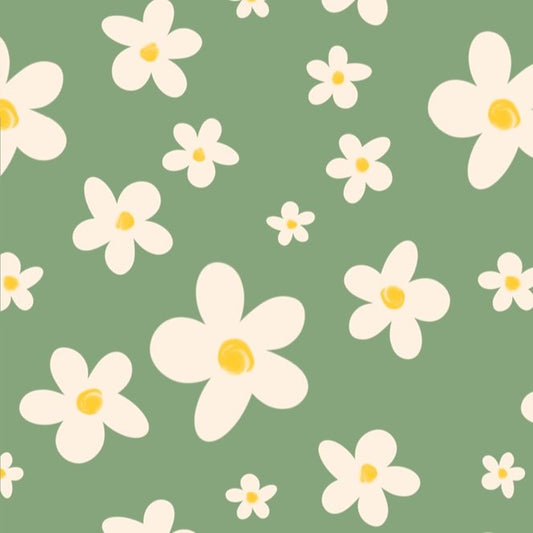a2 wrapping paper daisies design