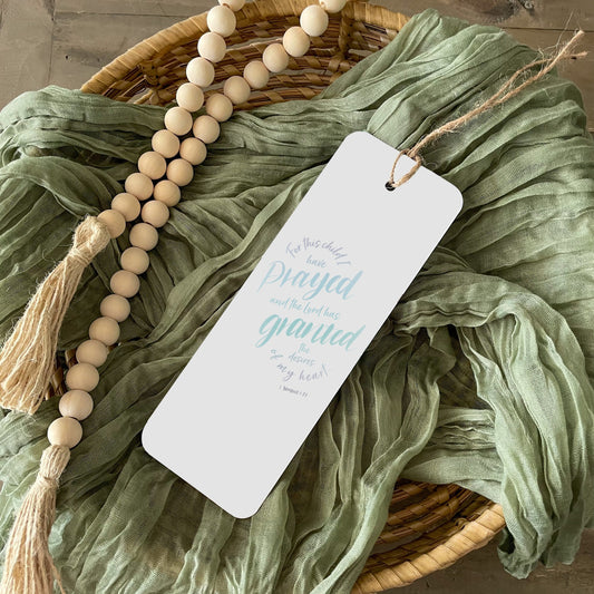 1 Samuel 1v27 bible verse bookmark