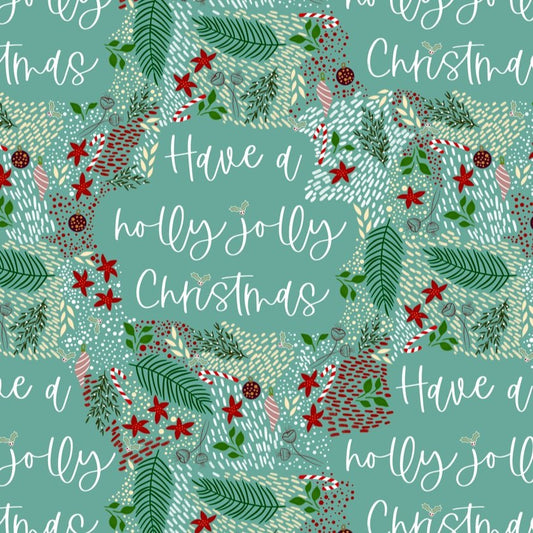 a2 wrapping paper have a holly jolly christmas